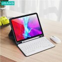USAMS Etui Winro z klawiaturą iPad Pro11" fioletowe etui-biała klawiatura/purple cover-white keyboard IP011YRXX03 (US-BH645)