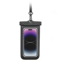 USAMS Etui wodoodporne 6.7" IP68czarny/black FSD1201 (US-YD012)