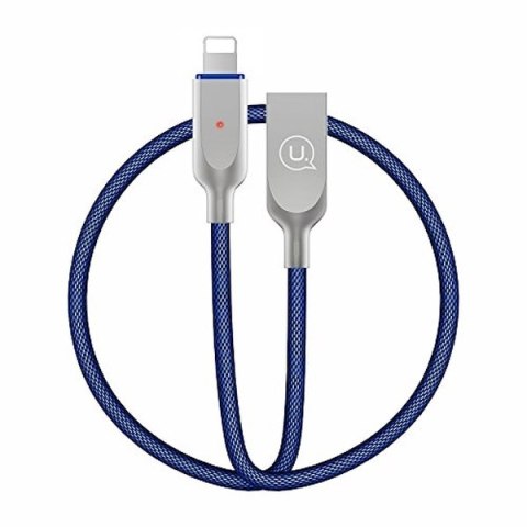 USAMS Kabel power-off U-Sun Lightningniebieski/blue 1,9m IPYSUSB202 (US-SJ170)