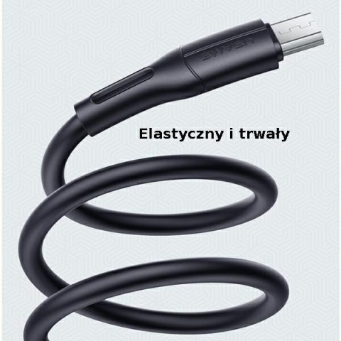 USAMS Kabel U68 microUSB 2A Fast Charge1m niebieski/blue SJ502USB03 (US-SJ502)