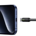 USAMS Kabel USB-C 3A YU Series 1mUSB-C/USB-A czarny/black SJ732USB01 (US-SJ732 )