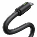 USAMS Kabel USB-C 3A YU Series 1mUSB-C/USB-A czarny/black SJ732USB01 (US-SJ732 )