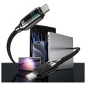USAMS Kabel USB-C na USB-C 100W 1,2m Digital Display Zinc Alloy Fast Charging Data Cable HX Series SJ742USB01 (US-SJ742) cza