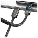 USAMS Kabel USB-C na USB-C 100W 1.2m Zinc Alloy Fast Charging Data Cable Meteor Series tytanowy/titanium SJ744USB02 (US-SJ74