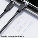 USAMS Kabel USB-C na USB-C 100W 1,2mPort Display Fast Charging Lithe Series zielony/green SJ567USB04 (US-SJ567)