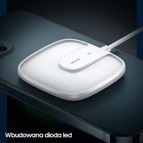 USAMS Ład. indukcyjna US-CD159 magneticW1 15W Extra-thin iPhone 12 series czarny/black CD159DZ01