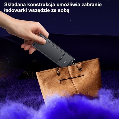 USAMS Ład. indukcyjna z lampą 3w1 15Wczarny/black CD181WXC01 (US-CD181)