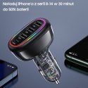 USAMS Ład. sam. 1xUSB-C 3xUSB-A C34 48W3A+C PD Fast Charge czarny/black CC170CC01 (US-CC170)