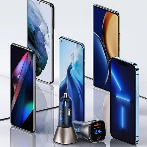 USAMS Ład. sam. C29 45W 2xUSB-AFast Charge jasno złoty/light gold CC154CC01(US-CC154)
