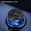 USAMS Ład. sam. C31 3A 2xUSB-AFast Charge niebieski/blue CC162CC02 (US-CC162)