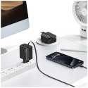 USAMS Ład. siec. 1xUSB-C ze zwijanymkablem USB-C Retractable PD+QC 30W Gan Fast Charging czarny/black YC Series CC241TC01 (US-CC