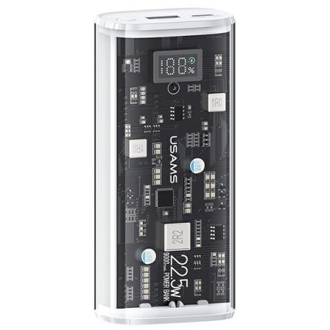 USAMS Powerbank 9000mAh PD 20WQC3.0+PD Dual-Port Fast Charge biały/white 10KCD18902 (US-CD189)