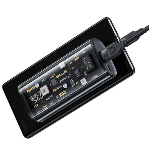 USAMS Powerbank 9000mAh PD 20WQC3.0+PD Dual-Port Fast Charge biały/white 10KCD18902 (US-CD189)