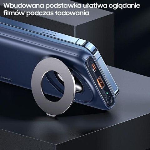 USAMS Powerbank PB62 10000mAh 20WQC3.0+PD Magnetic Wireless Fast Charge czarny/black 10KCD17101 (US-CD171)