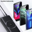 USAMS Powerbank PB62 10000mAh 20WQC3.0+PD Magnetic Wireless Fast Charge czarny/black 10KCD17101 (US-CD171)