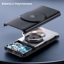 USAMS Powerbank PB62 10000mAh 20WQC3.0+PD Magnetic Wireless Fast Charge czarny/black 10KCD17101 (US-CD171)