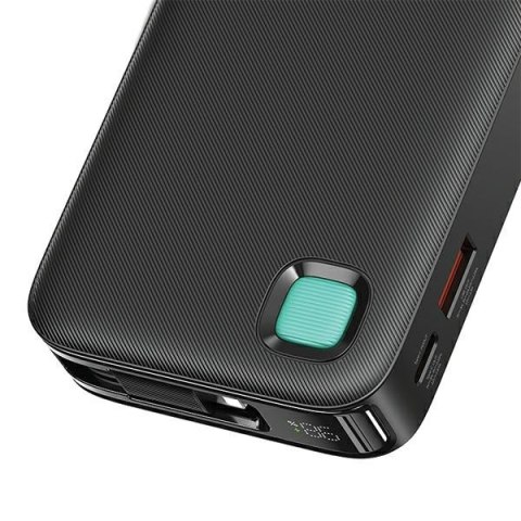 USAMS Powerbank ze zwijanym kablemRetractable Lightning 10000 mAh PD 20W Fast Charge XY Series biały/white 10KCD22502 (US-CD225)