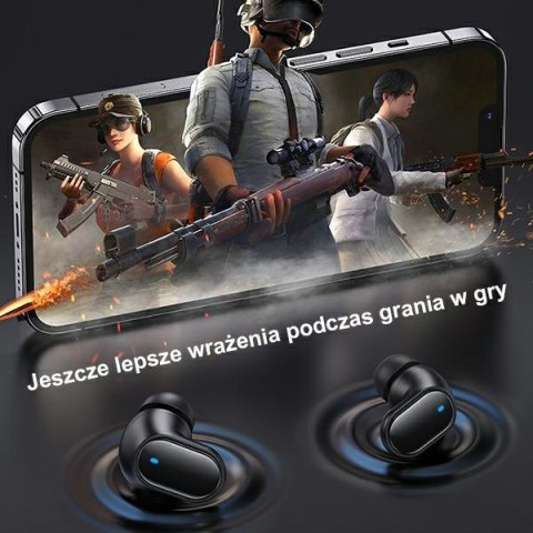 USAMS Słuchawki Bluetooth 5.1 TWS BHseries bezprzewodowe czerwony/red BHUBH03