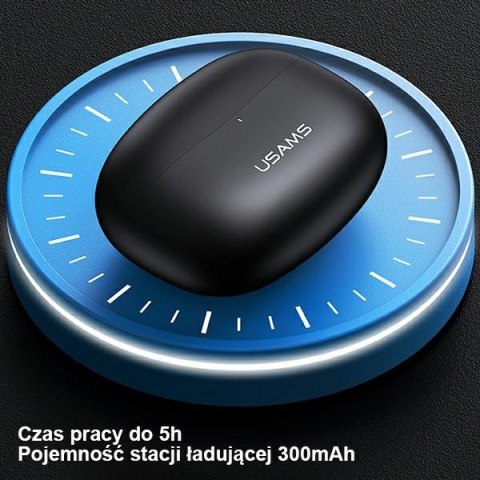 USAMS Słuchawki Bluetooth 5.1 TWS BHseries bezprzewodowe czerwony/red BHUBH03