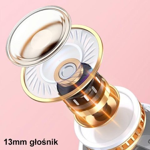 USAMS Słuchawki Bluetooth 5.1 TWS BUseries bezprzewodowe biały/white BHUBU01
