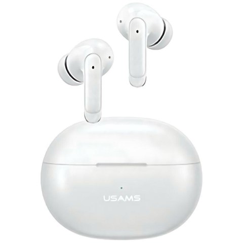 USAMS Słuchawki Bluetooth 5.3 TWS X-donseries ENC bezprzewodowe biały/white BHUENCXD02 (US-XD19)