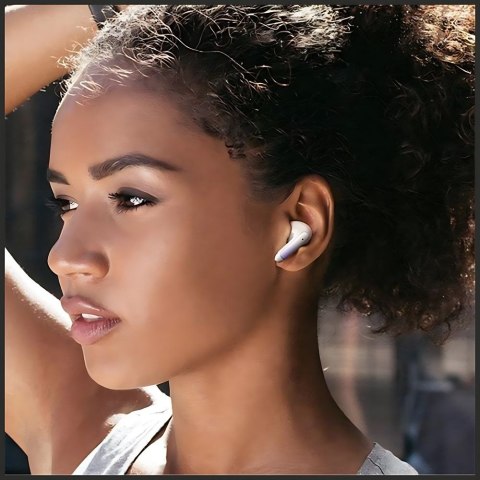 USAMS Słuchawki Bluetooth 5.3 TWS X-donseries ENC bezprzewodowe fioletowy gradient/purple blue BHUENCXD04 (US-XD19)