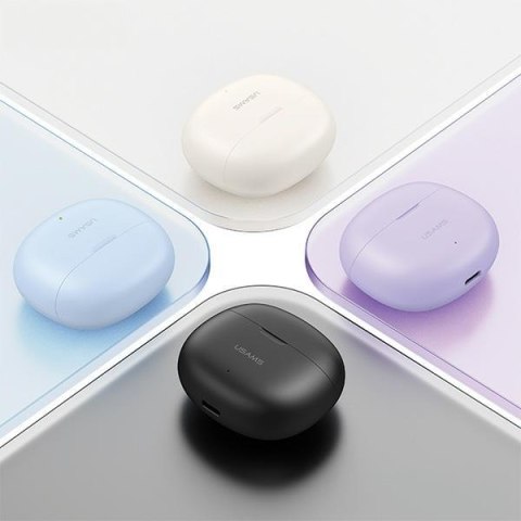 USAMS Słuchawki Bluetooth 5.3 TWSRhymbo Series bezprzewodowe niebieski/blue BHUYO03 (US-YO17)