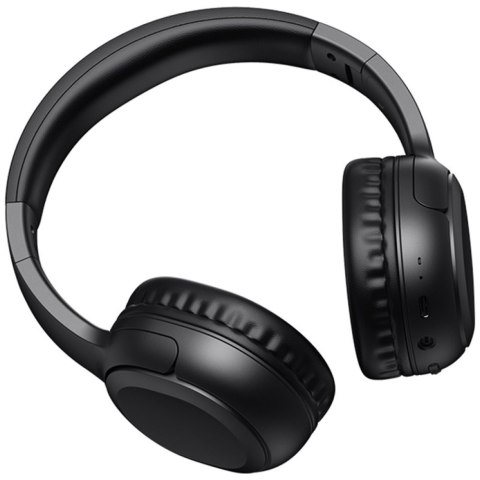 USAMS Słuchawki Bluetooth 5.3 nauszneYun Series czarny/black TDLYEJYX01 (USAMS-YG23)