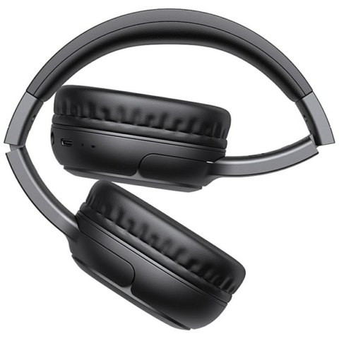 USAMS Słuchawki Bluetooth 5.3 nauszneYun Series czarny/black TDLYEJYX01 (USAMS-YG23)