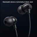 USAMS Słuchawki stereo EP-47 3.5mmczarny/black 1,2m HSEP4701 (US-SJ594)