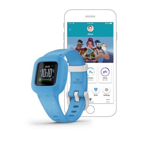 Opaska sportowa dziecięca Garmin Vivofit Jr.3 Blue Stars