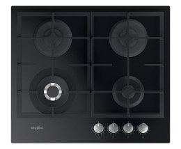 Whirlpool AKTL 629/NB1 płyta kuchenna Czarny Wbudowany 59 cm Gaz 4 stref(y)