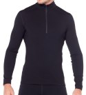 Bluza termoaktywna Icebreaker 260 Tech L/S Half Zip - black