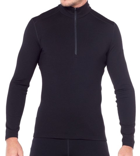 Bluza termoaktywna Icebreaker 260 Tech L/S Half Zip - black