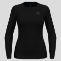 Bluza termoaktywna damska Odlo Active Warm Eco BL Top Crew Neck LS - black