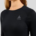 Bluza termoaktywna damska Odlo Active Warm Eco BL Top Crew Neck LS - black