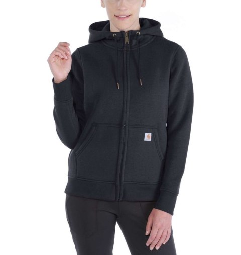 Bluza z kapturem damska Carhartt Clarksburg Zip Sweatshirt - black