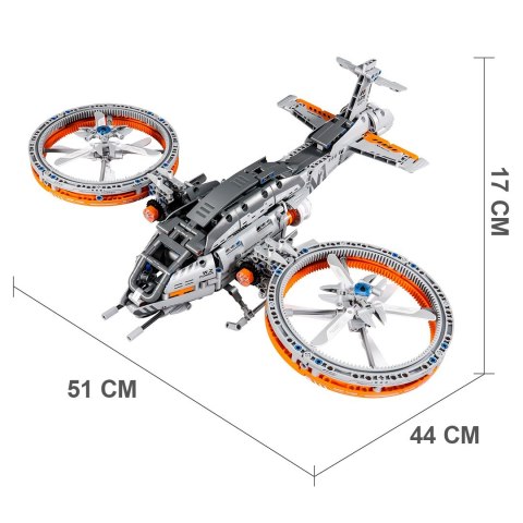 Klocki konstrukcyjne iM.Master 6811 Gwiezdny myśliwiec 817 szt