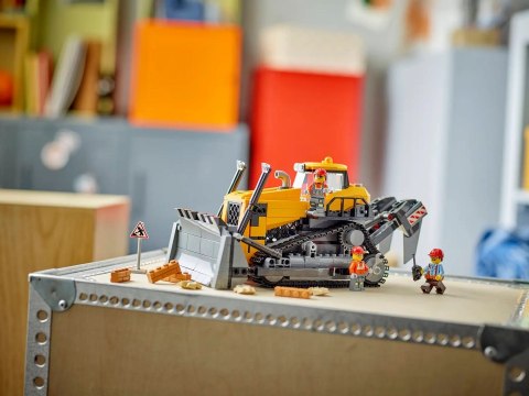 LEGO City 60466 - Żółty buldożer z ładowarką