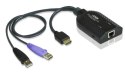 ATEN KA7168 kabel KVM Czarny