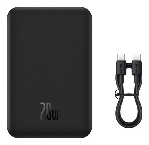 BASEUS POWERBANK MAGNETIC MINI 20000MAH (CZARNY)