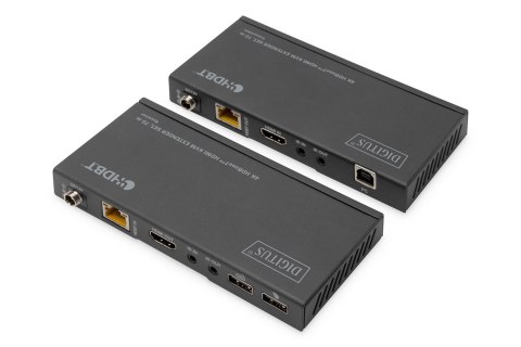 Digitus Zestaw 4K HDBaseT™ HDMI KVM Extender, 70 m