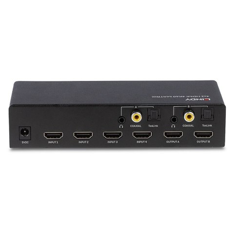 Lindy 38084 przełącznik macierzy Przełącznik matrycowy AV