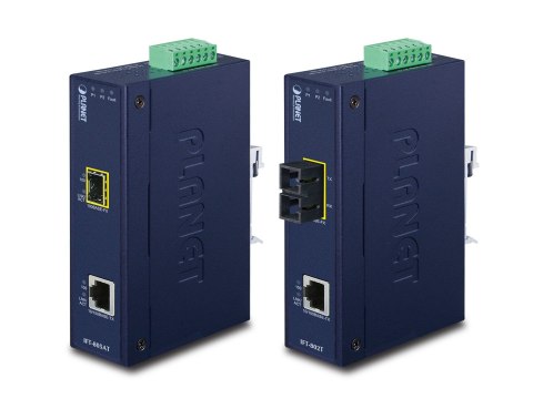 PLANET IFT-802T konwerter sieciowy 200 Mbit/s 1310 nm Niebieski
