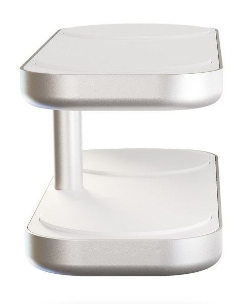 Bezprzewodowa ładowarka Zens Aluminium Series Quattro Pro 4 z zasilaczem 65 W 4x 15W Qi2 biały ZEQC01W/00