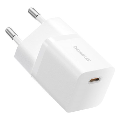 Ładowarka Baseus GaN5 mini 1C 25W+kabel USB-C biały