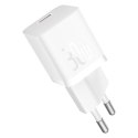 Ładowarka Baseus GaN5 mini 1C 30W EU+kabel USB-C (moon white)
