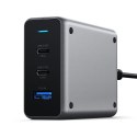 Ładowarka sieciowa Satechi USB-C PD GaN Charger 100W, 2x USB-C, 1x USB-A (space gray)