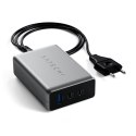 Ładowarka sieciowa Satechi USB-C PD GaN Charger 100W, 2x USB-C, 1x USB-A (space gray)