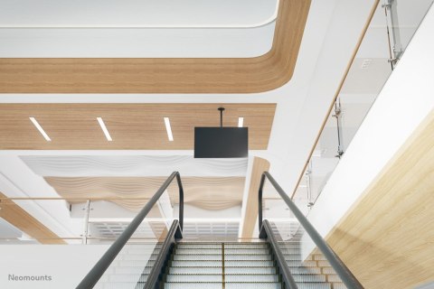 Neomounts FPMA-C050BLACK uchwyt do tablic informacyjnych 76,2 cm (30") Czarny